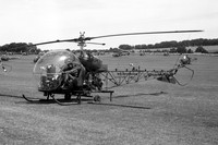 Army Air Corps 664 Squadron Westland Sioux AH.1 XT505 at Middle Wallop (1977)