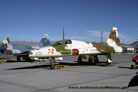 USAF 57 TTW 64 FWS Northrop F-5E Tiger II 74-1572 (1981)
