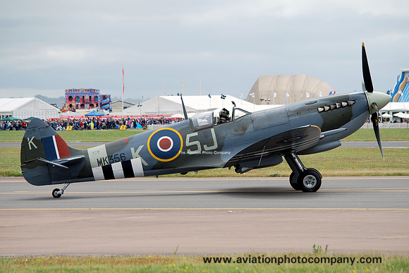 RAF Battle of Britain Memorial Flight Supermarine Spitfire LF.IXe MK356 at RIAT Fairford (2014)