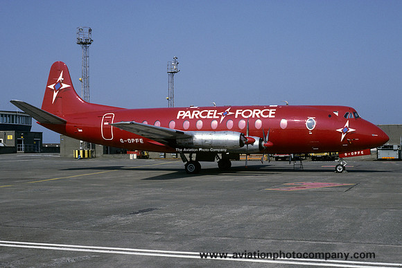 Parcelforce Vickers Viscount G-OPFE (1995)