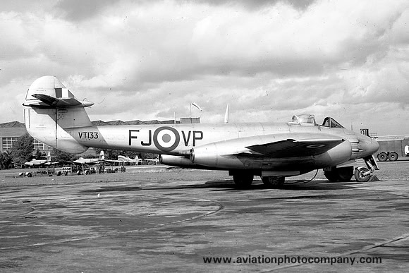 RAF CGS Gloster Meteor F.4 VT133