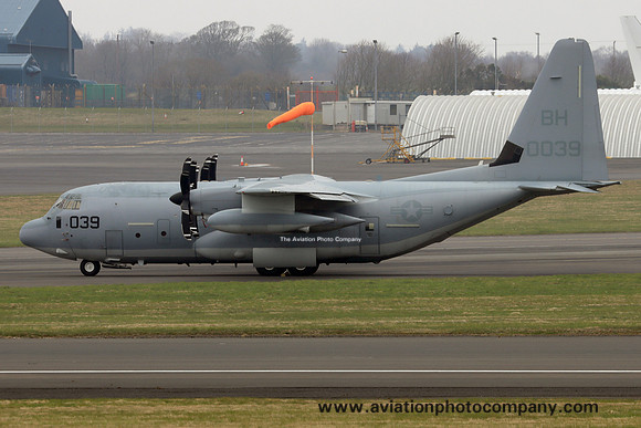 US Marines VMGR-252 Lockheed KC-130J Hercules 170039/BH at Prestwick (2024)