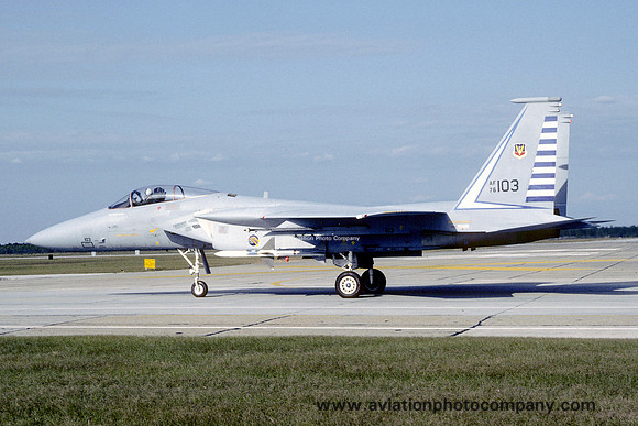 USAF 48 FIS McDonnell Douglas F-15A 76-0103 at Tyndall AFB (1982)