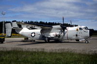 US Navy VRC-40 Grumman C-2A Greyhound 162166/40 at RAF Kinloss (2001)