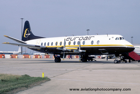 Euroair Vickers Viscount G-AOHT (1984)