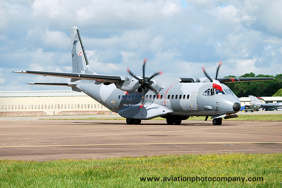 Polish Air Force 13 ELTr CASA C-295M 016 at RIAT Fairford (2014)