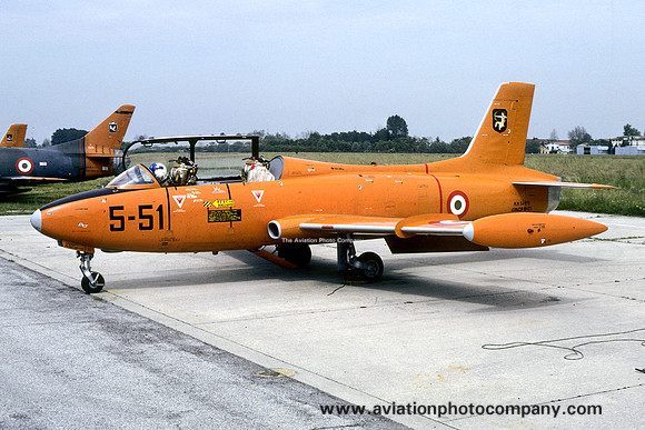 Italian Air Force 5 Stormo Macchi MB-326 MM54175/5-51 (1985)