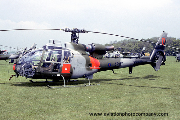 AAC 670 Squadron Westland Gazelle AH.1 XW848 at Middle Wallop (1994)