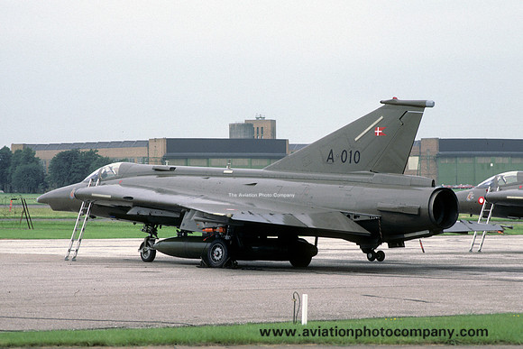 Danish Air Force Esk 725 SAAB Draken A-35 A-010 (1985)