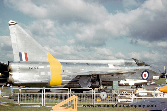 RAF English Electric Lightning T.4 XM974