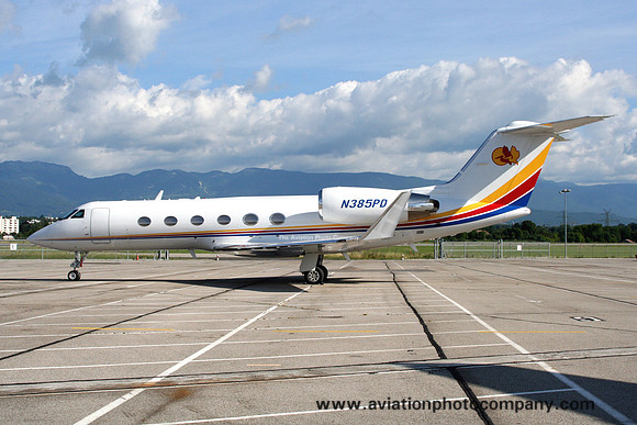 Pelican Developments Gulfstream IV N385PD at Geneva (2008)