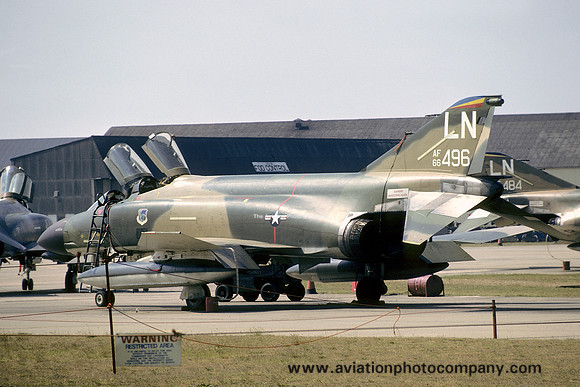 USAF 48th TFW McDonnell F-4D Phantom 66-7496/LN (1975)