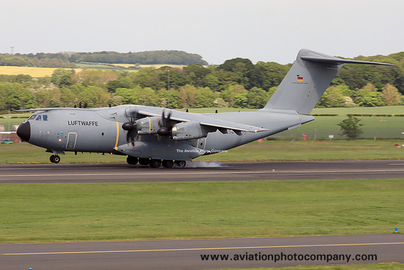 German Air Force LTG62 Airbus A400M 54+05 at Prestwick (2024)