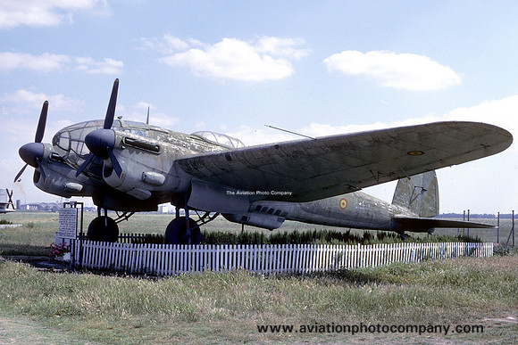 Spanish Air Force Heinkel He112 displayed at Tablada (1989)