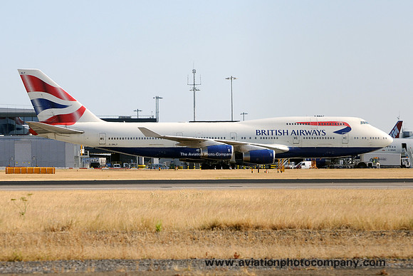 British Airways Boeing 747-400 G-BNLP at London Heathrow (2013)