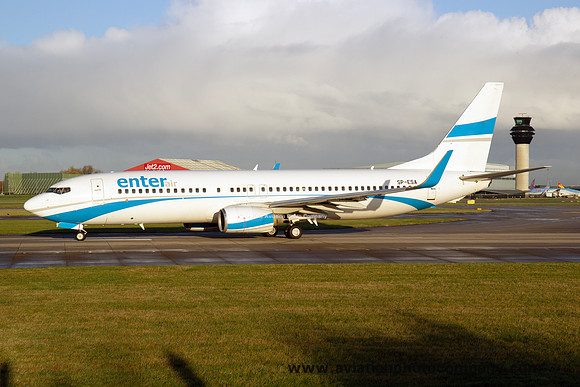 Enter Air Boeing 737-8Q8 SP-ESA at Manchester (2024)