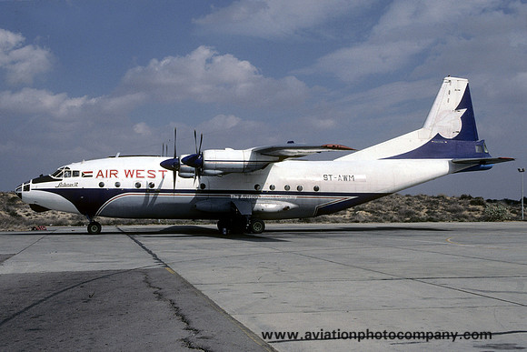 Air West Antonov An-12 ST-AWN (1999)