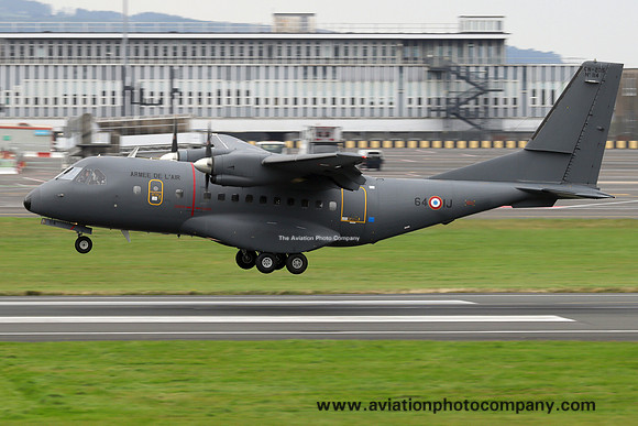 French Air Force ET64 CASA CN.235M-200 114/64-IJ at Prestwick (2024)