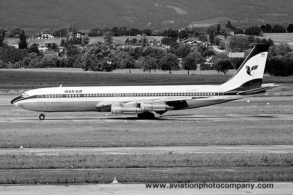 Iran Air Boeing 707-300C LX-LGV (1977)