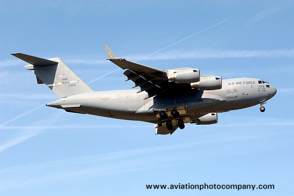 USAF 60/349 AMW McDonnell Douglas C-17A Globemaster 07-7172 (2012)
