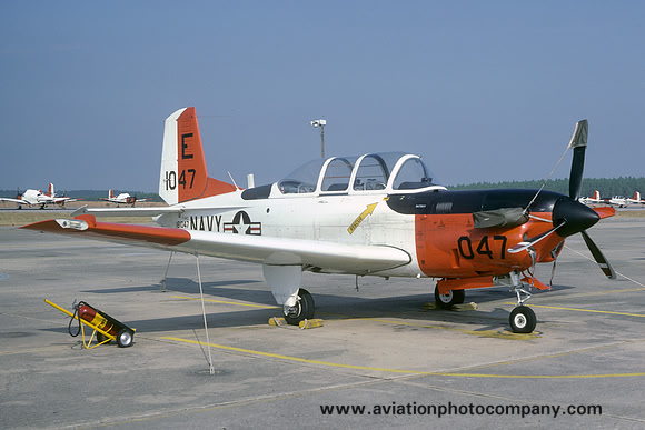 US Navy TAW-5 Beech T-34C Mentor 161047/E (1984)