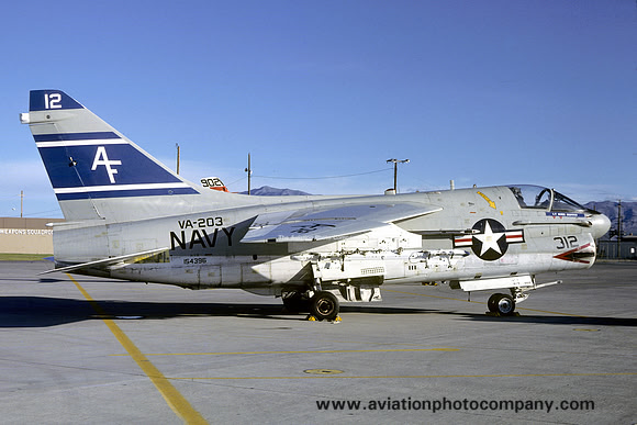 US Navy VA-203 LTV A-7B Corsair 154396/AF-312 (1980)