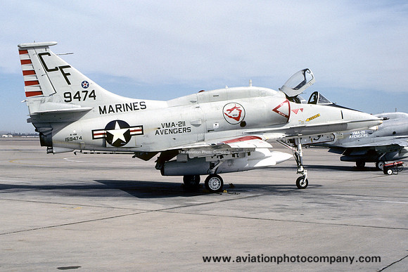 US Marines VMA-211 Douglas A-4M Skyhawk 159474/CF-1 (1980)
