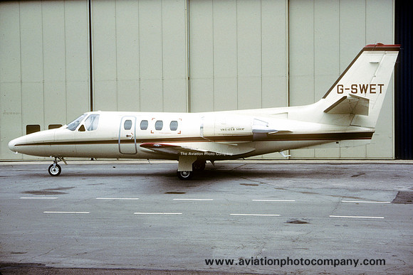 Sweater Shop Cessna 500 Citation I G-SWET (1993)