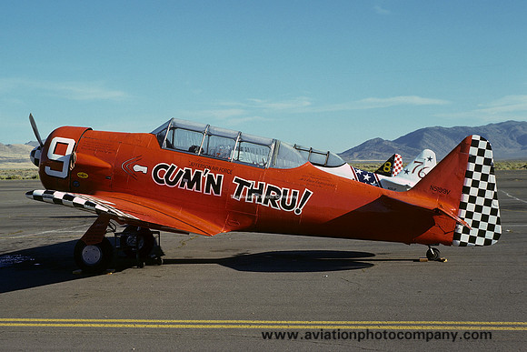 North American SNJ-5 Texan N5199V at Reno (1975)