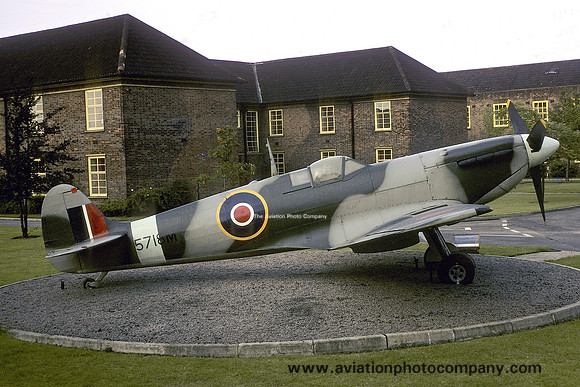 RAF Supermarine Spitfire 5718M RAF Chruch Fenton Gate Guard (1969)