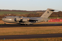 RAAF 36 Squadron McDonnell Douglas C-17A A41-208 at Prestwick (2025)