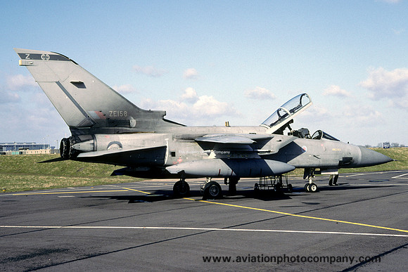 RAF 111 Squadron Panavia Tornado F.3 ZE158/Z at RAF Waddington (2000)