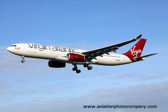 Virgin Atlantic Airbus A330-300 G-VUFO at London Heathrow (2013)