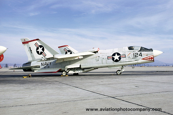US Navy VF-111 Chance F-8E Crusader 149185/AH-124 (1967)