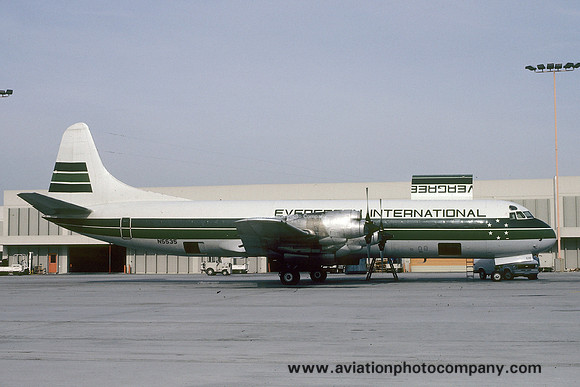 Evergreen International Lockheed L188A(F) Electra N5535 (1978)