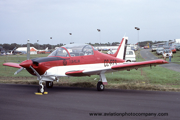 Enaer T-35 Pilan CC-EFS at the Farnborough Air Show (1984)