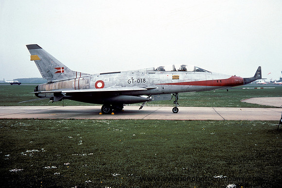 Danish Air Force North American F-100F Super Sabre GT-018 (1967)
