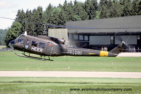 German Army HFTR10 Bell/Dornier UH-1D 72+80 (1987)