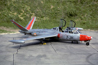 French Air Force SLVSV7 Fouga CM.170 Magister 363/7-JH (1987)
