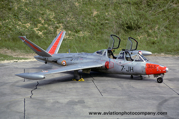 French Air Force SLVSV7 Fouga CM.170 Magister 363/7-JH (1987)