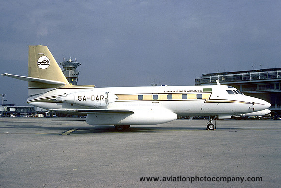Libyan Arab Airlines Lockheed Jetstar 5A-DAR (1978)