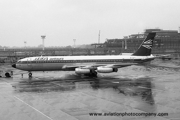 BEA Airtours Boeing 707-436 G-APFD at Gatwick (1973)