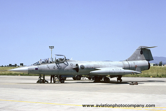 Italian Air Force 4 Stormo Lockheed TF-104G Starfighter MM54276/4-23 (1998)
