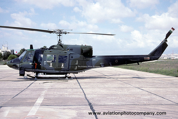 Italian Air Force MCITM Agusta-Bell 212AM MM81208 at Malta Luqa IAP (2011)