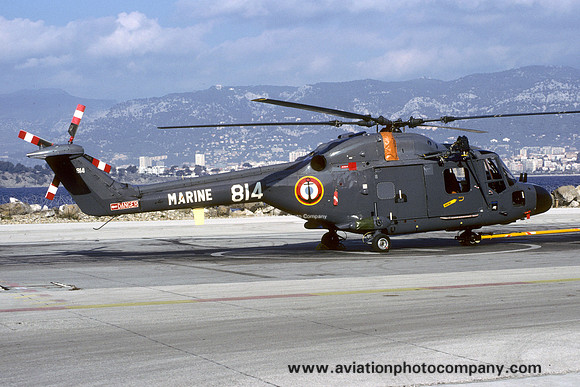 French Navy 31F Westland Lynx HAS.2 814 (1986)