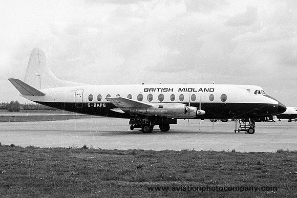 British Midland Vickers Viscount G-BAPG (1977)