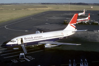 British Airways Boeing 737-236(A) G-BGDB at Newcastle (1980)