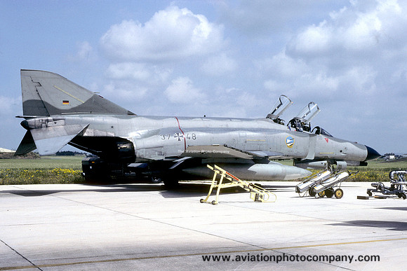 West German Air Force JG74 McDonnell F-4F Phantom 37+48 (1988)