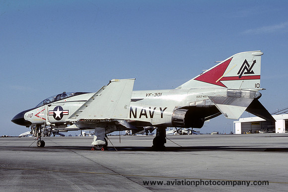 US Navy VF-301 McDonnell F-4S Phantom 155749/ND-110 (1981)
