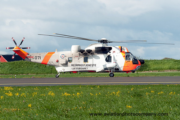 Royal Norwegian Air Force 330 Skv Westland Sea King Mk43 071 at NATO Tiger Meet 2012 Orland